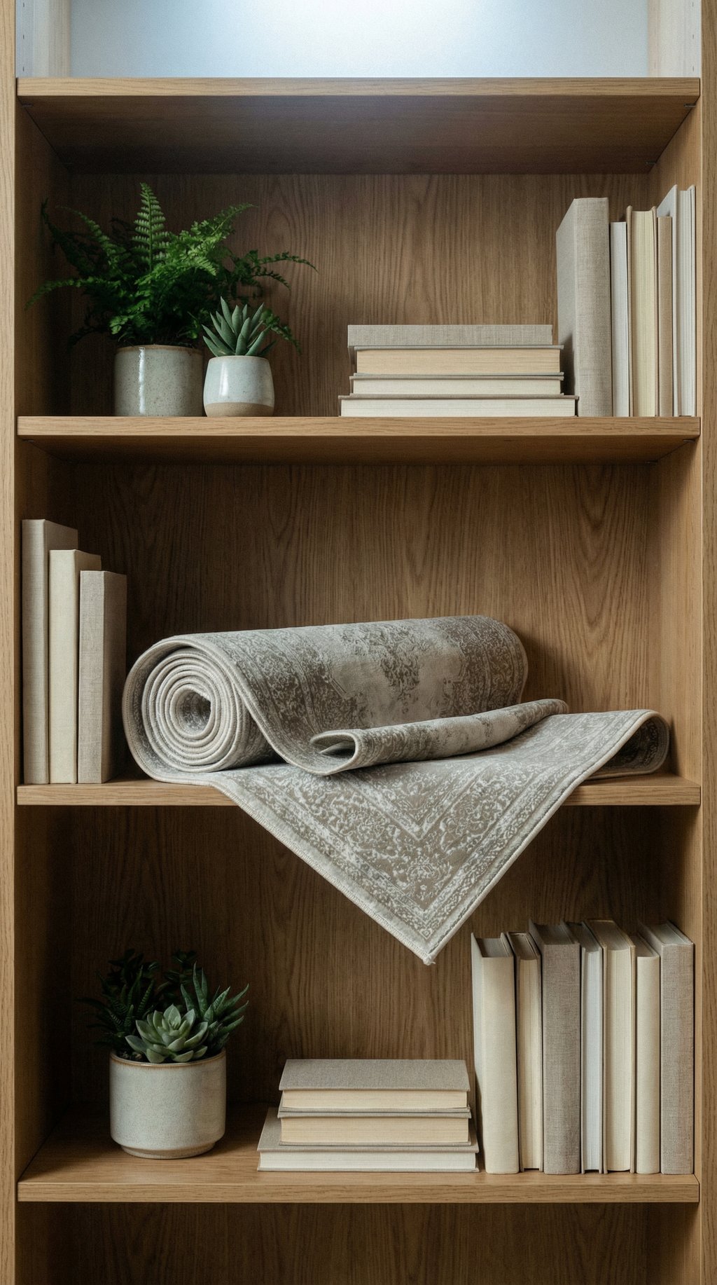 AI product shot of Hoogpolig Vloerkleed - Roze - Zacht & Dikke