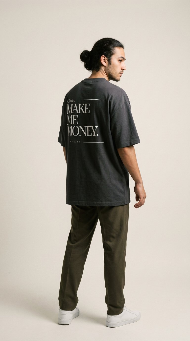 AI product shot of The Claude Tee