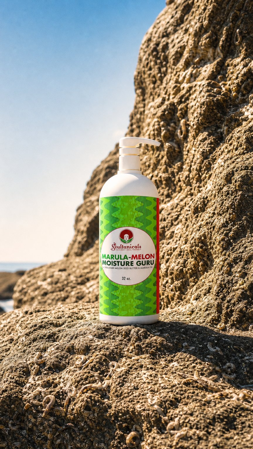 AI product shot of Marula-Melon Moisture Guru- SALON SIZE (Ships by 6/26)
