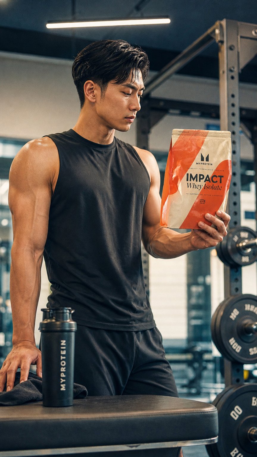 AI product shot of Impact ホエイ アイソレート