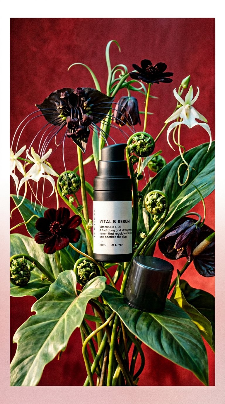 AI product shot of Vital B Serum