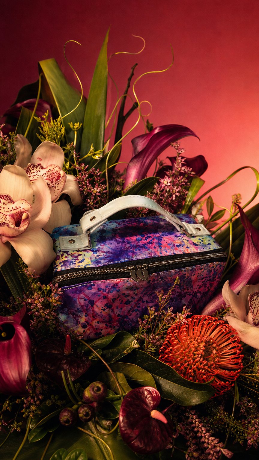 AI product shot of Twin Stars Custom Crafted Handbags, Purses, and Wallets