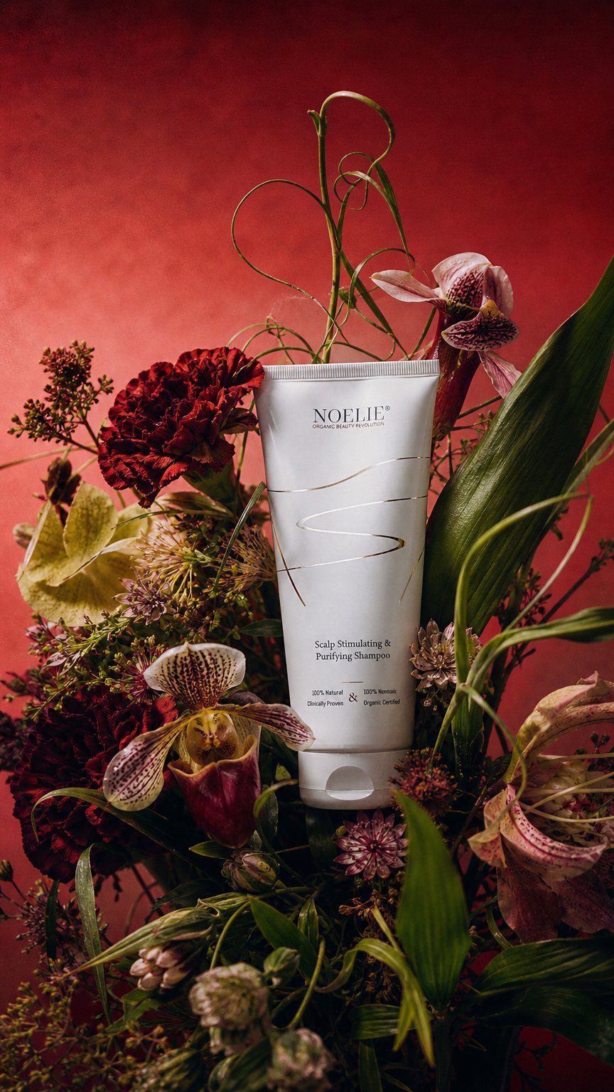 AI product shot of Scalp Stimulating & Purifying Shampoo