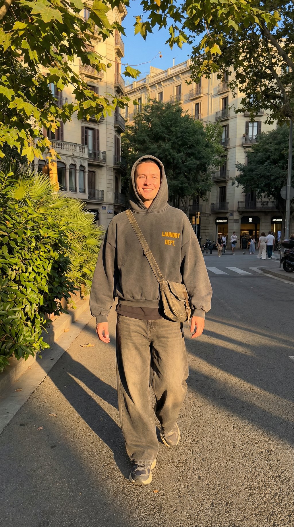 AI product shot of LAUNDRY DEPT. HOODIE - DIRTY GREY