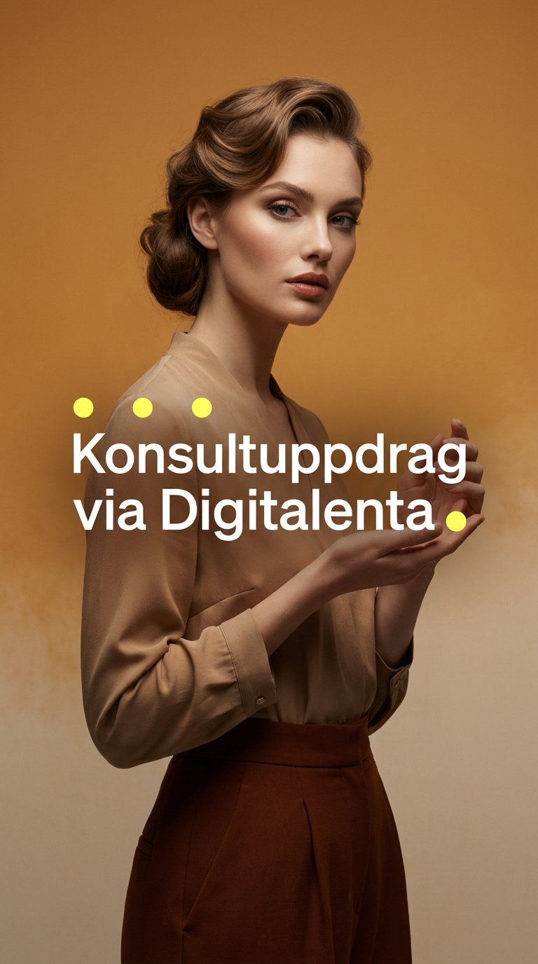 AI product shot of Konsultuppdrag via Digitalenta