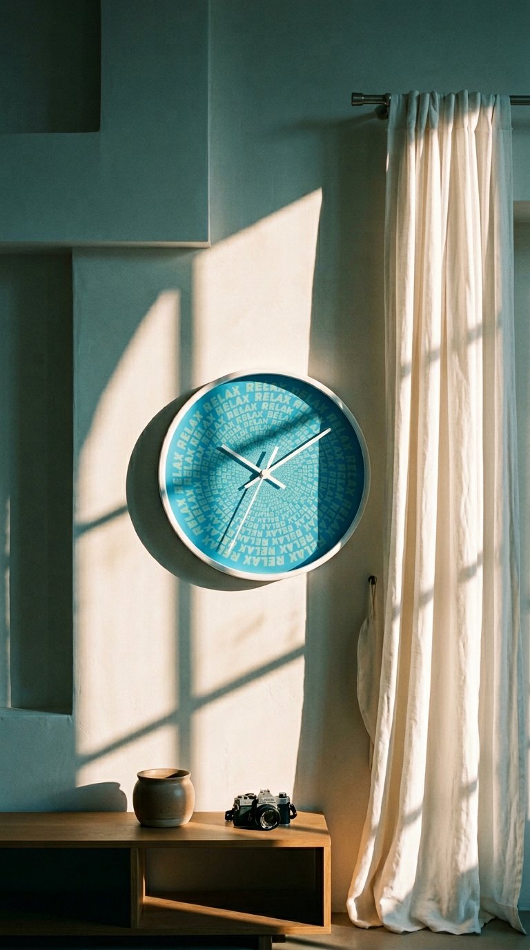 AI product shot of Rolax 10" Wall Clock