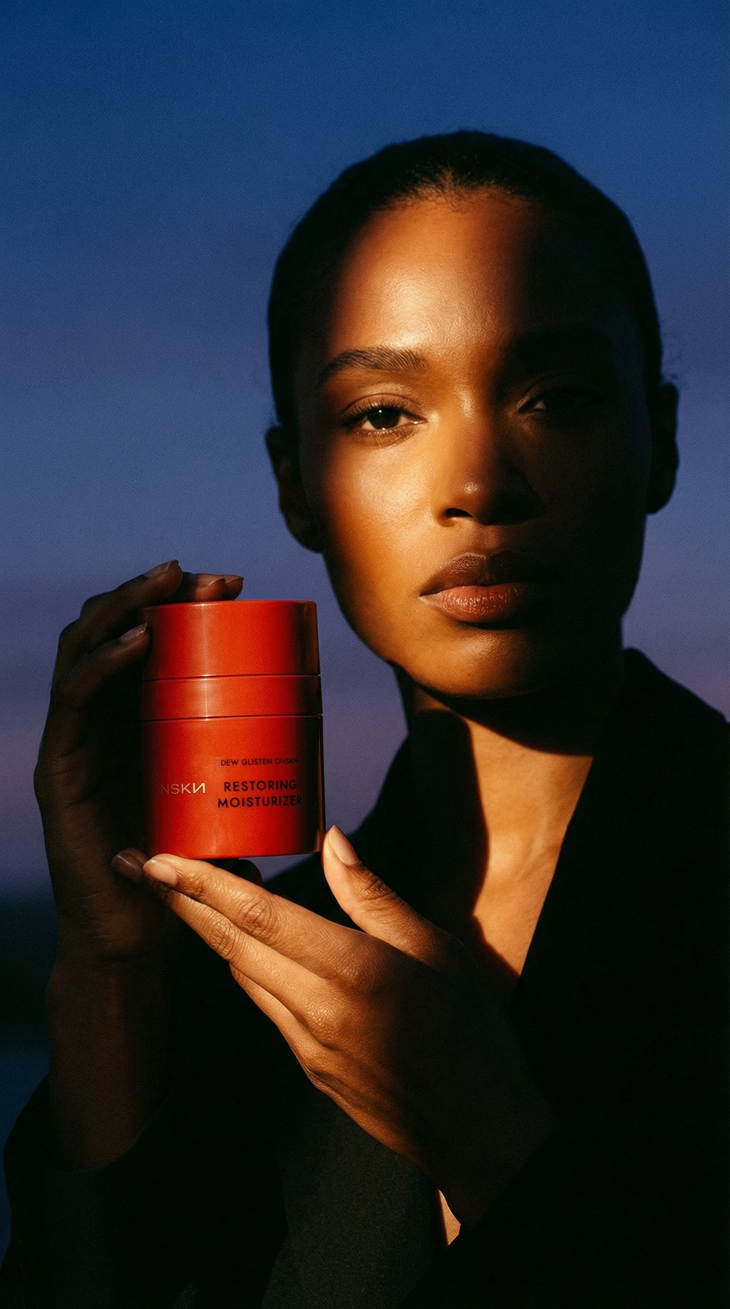 AI product shot of Dew Glisten Moisturizer