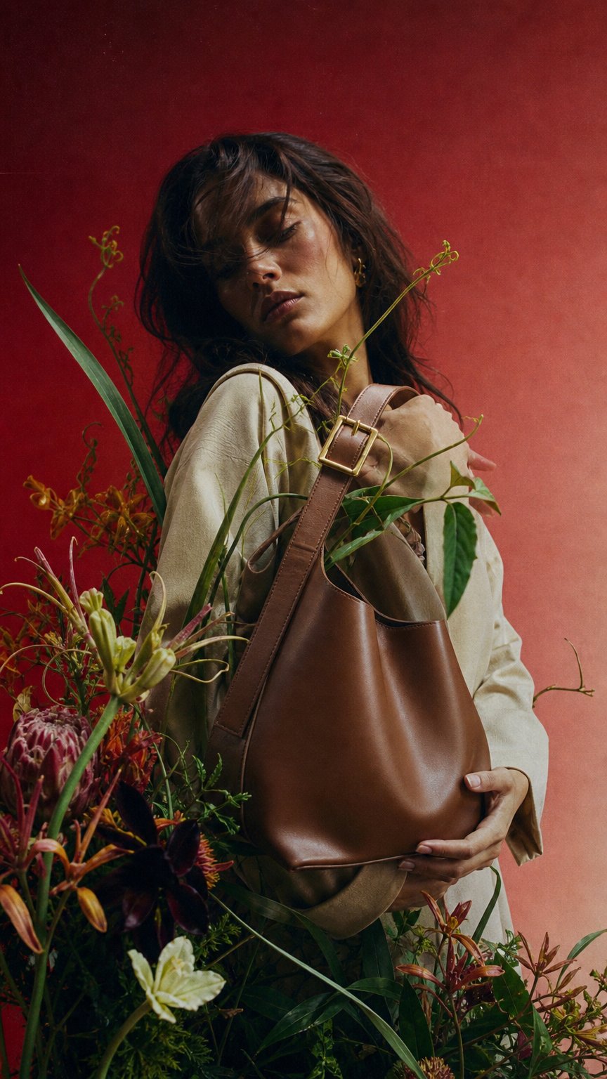 AI product shot of Ember Tote Bag