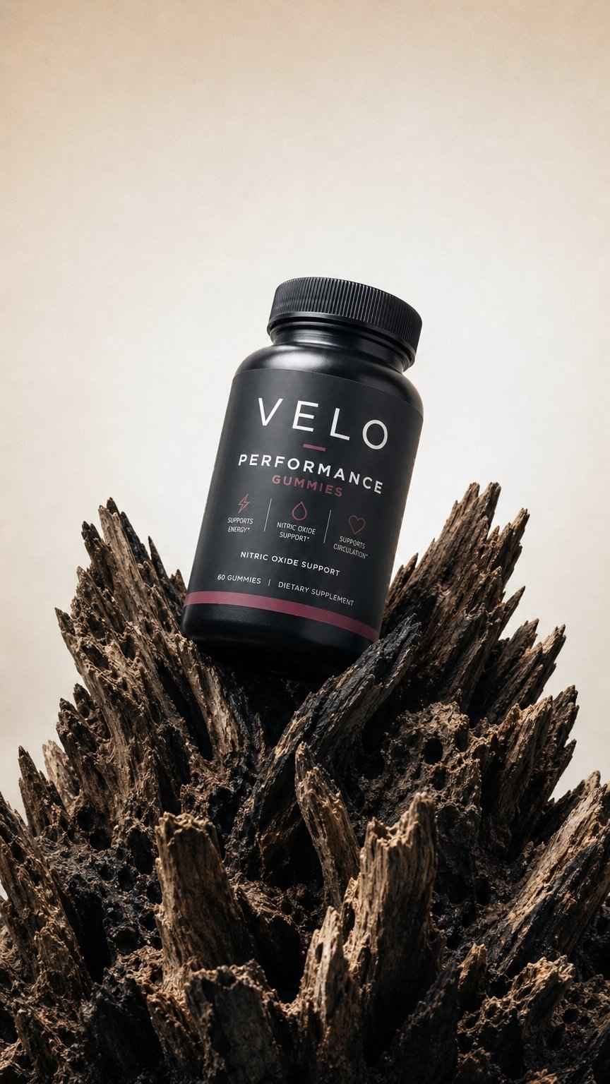 AI product shot of VELO Performance Gummies