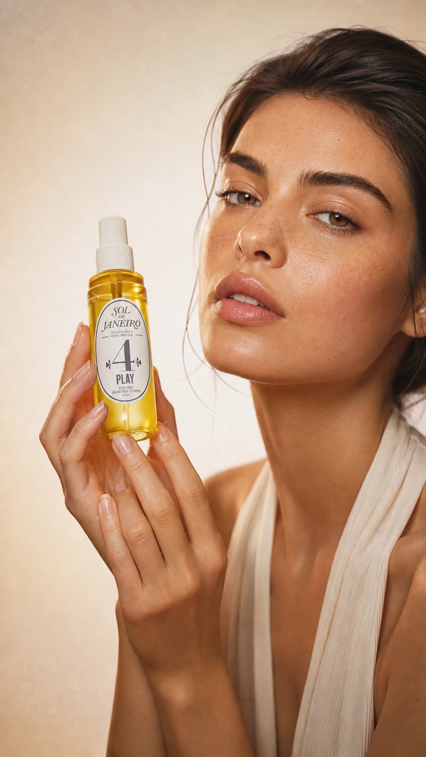 AI product shot of Olivia & Leia Facial Oil Serum – Hydrating & Rejuvenating with Almond, Castor, Jojoba, Rosehip & Frankincense – Clean Beauty Skincare – 2oz