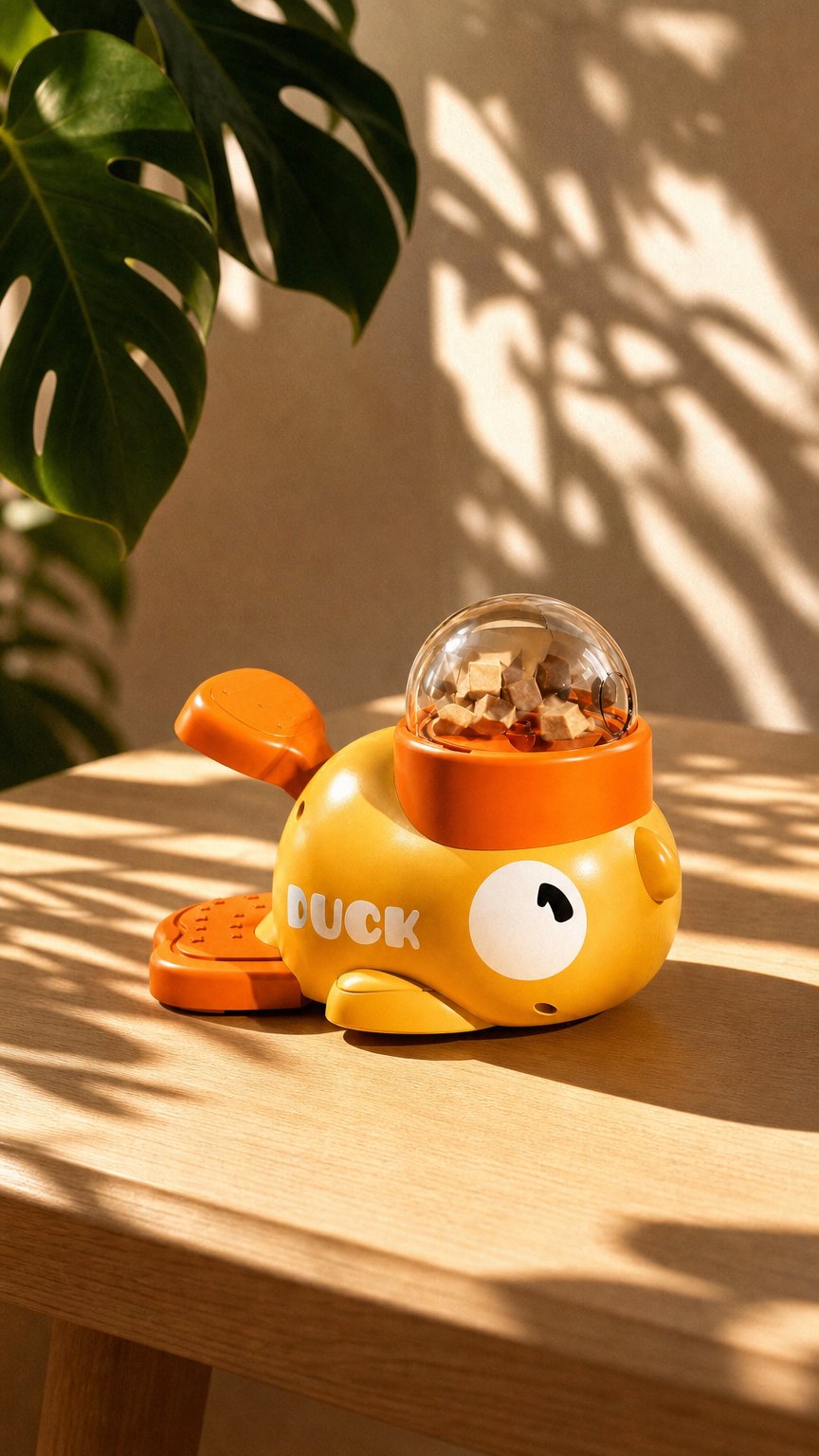 AI product shot of Snack-Ente für Hunde & Katzen
