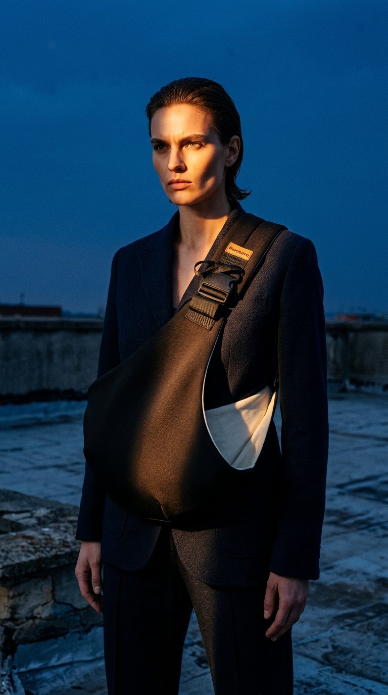AI product shot of Bambora Sling Carrier