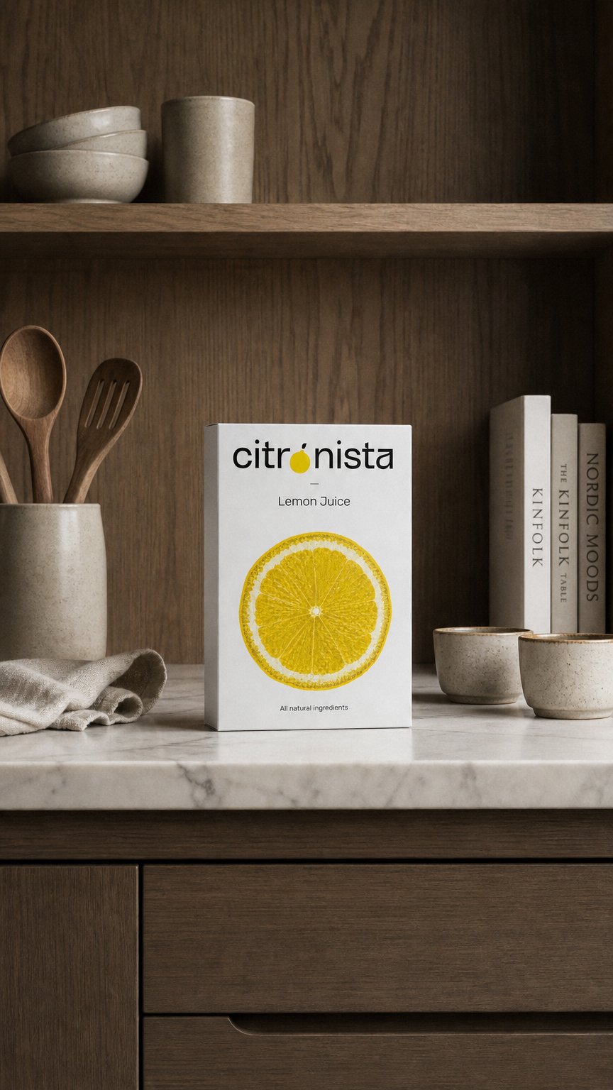 AI product shot of Citronista Lemon