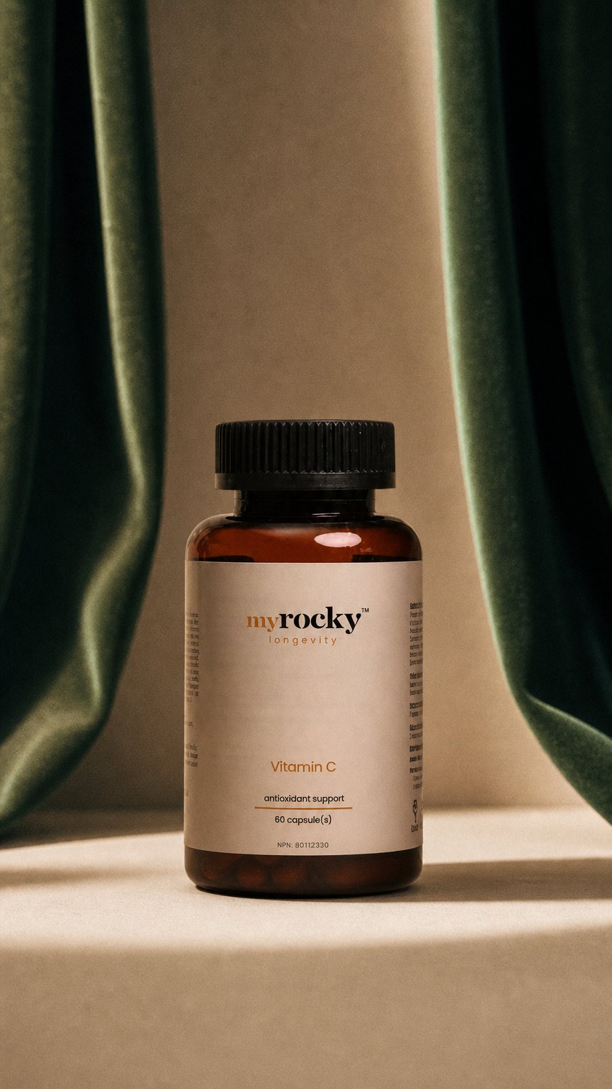 AI product shot of Vitamin C