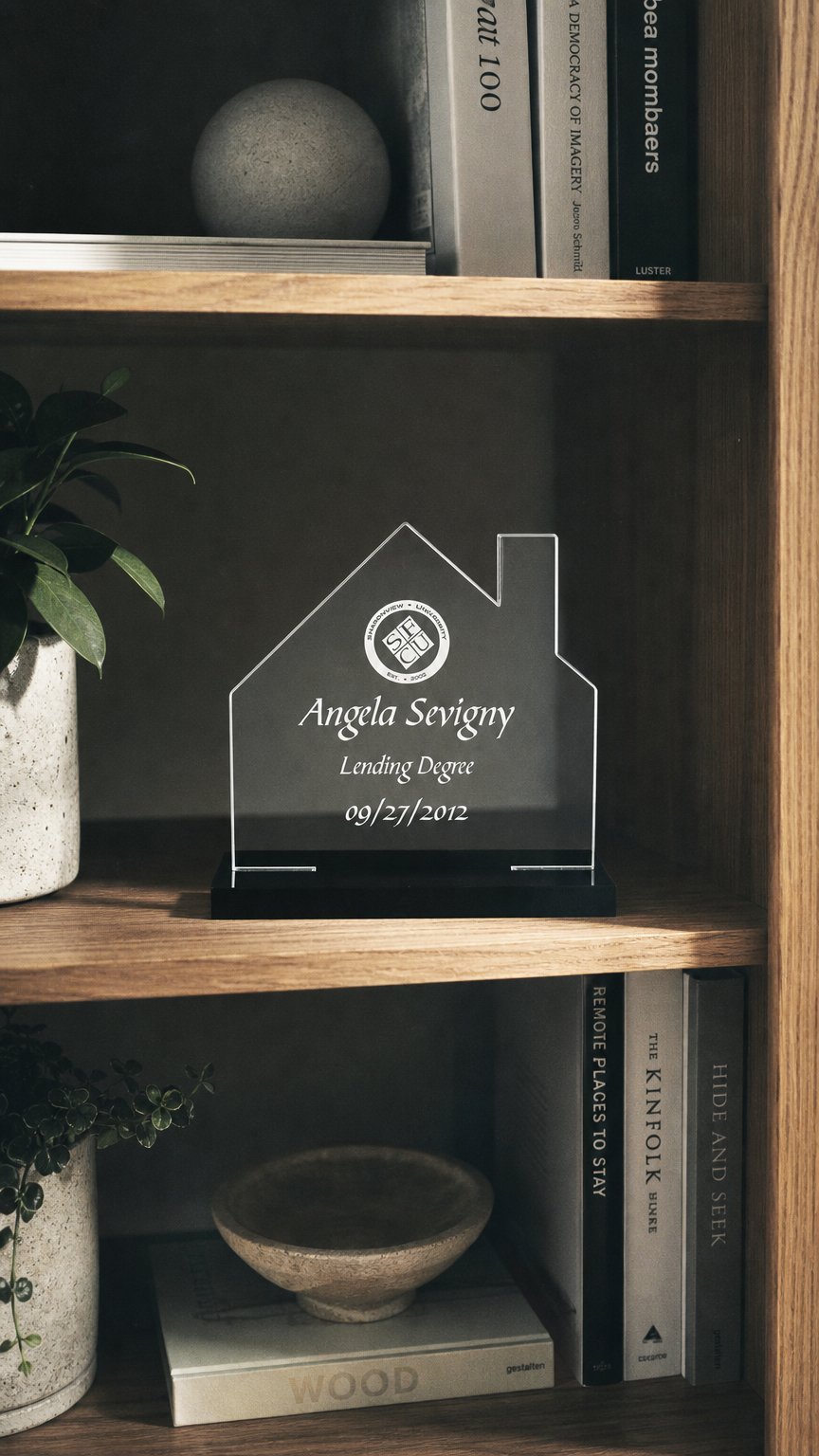 AI product shot of CNS Acrylic House Award