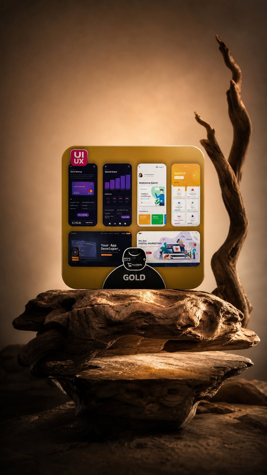 AI product shot of Website