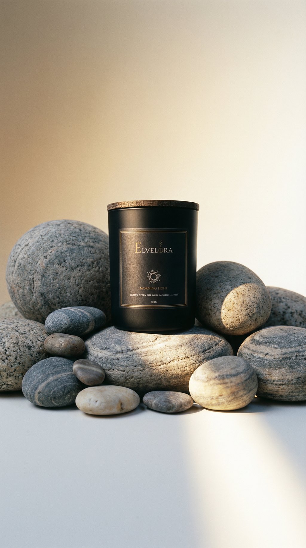 AI product shot of Morning Light - Duftkerze