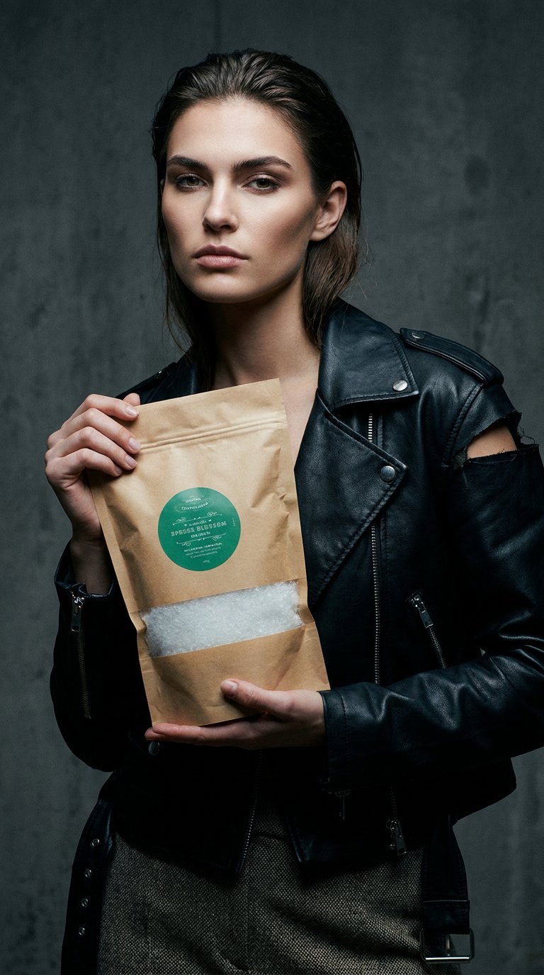 AI product shot of Spa Salt - Spruce Blossom