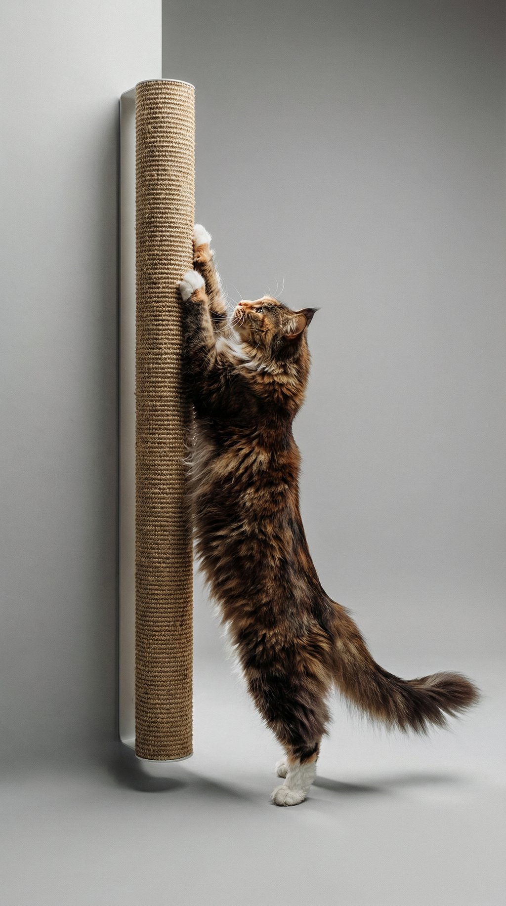 AI product shot of CATWALK Cat scratching post