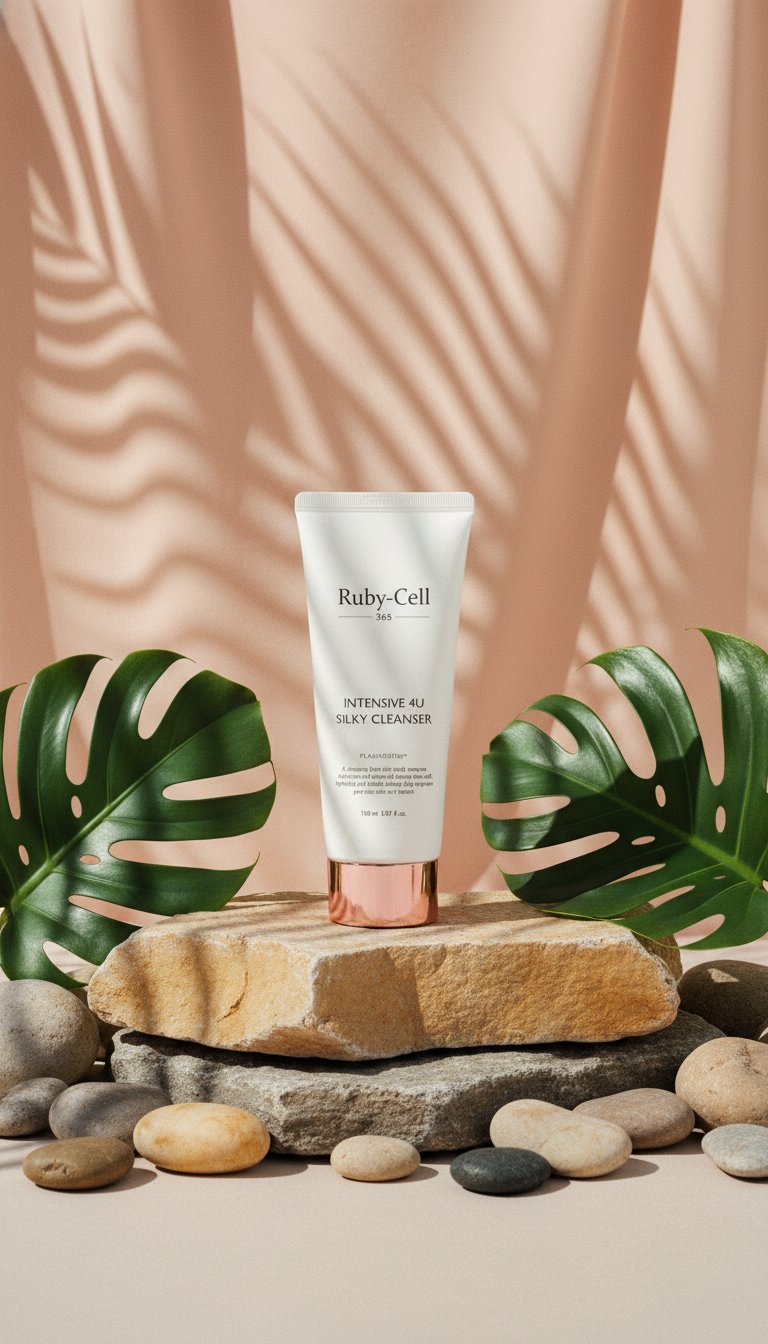 AI product shot of Ruby-Cell | INTENSIVE 4U Silky Cleanser