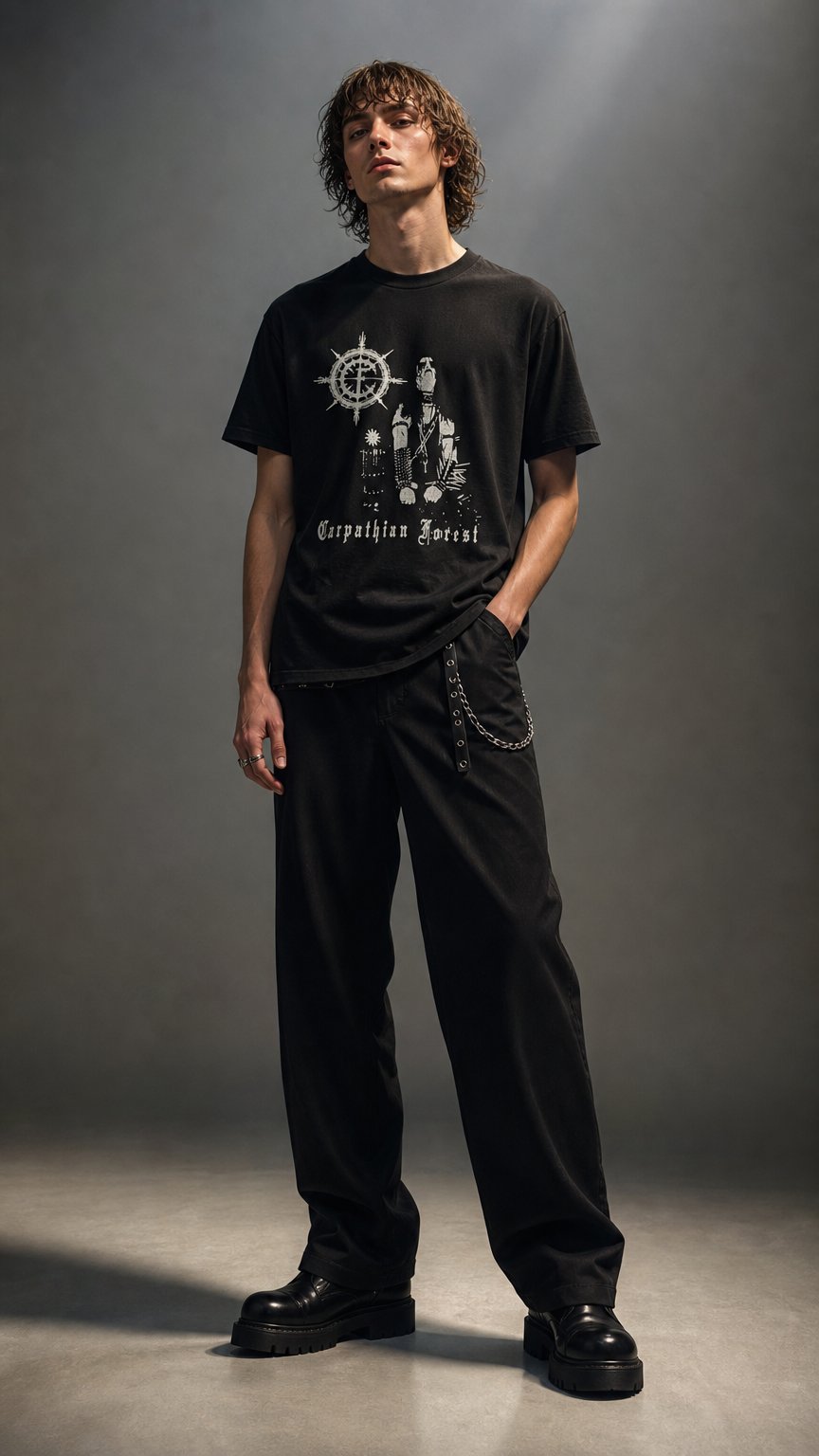 AI product shot of Carpathian Forest T-Shirt