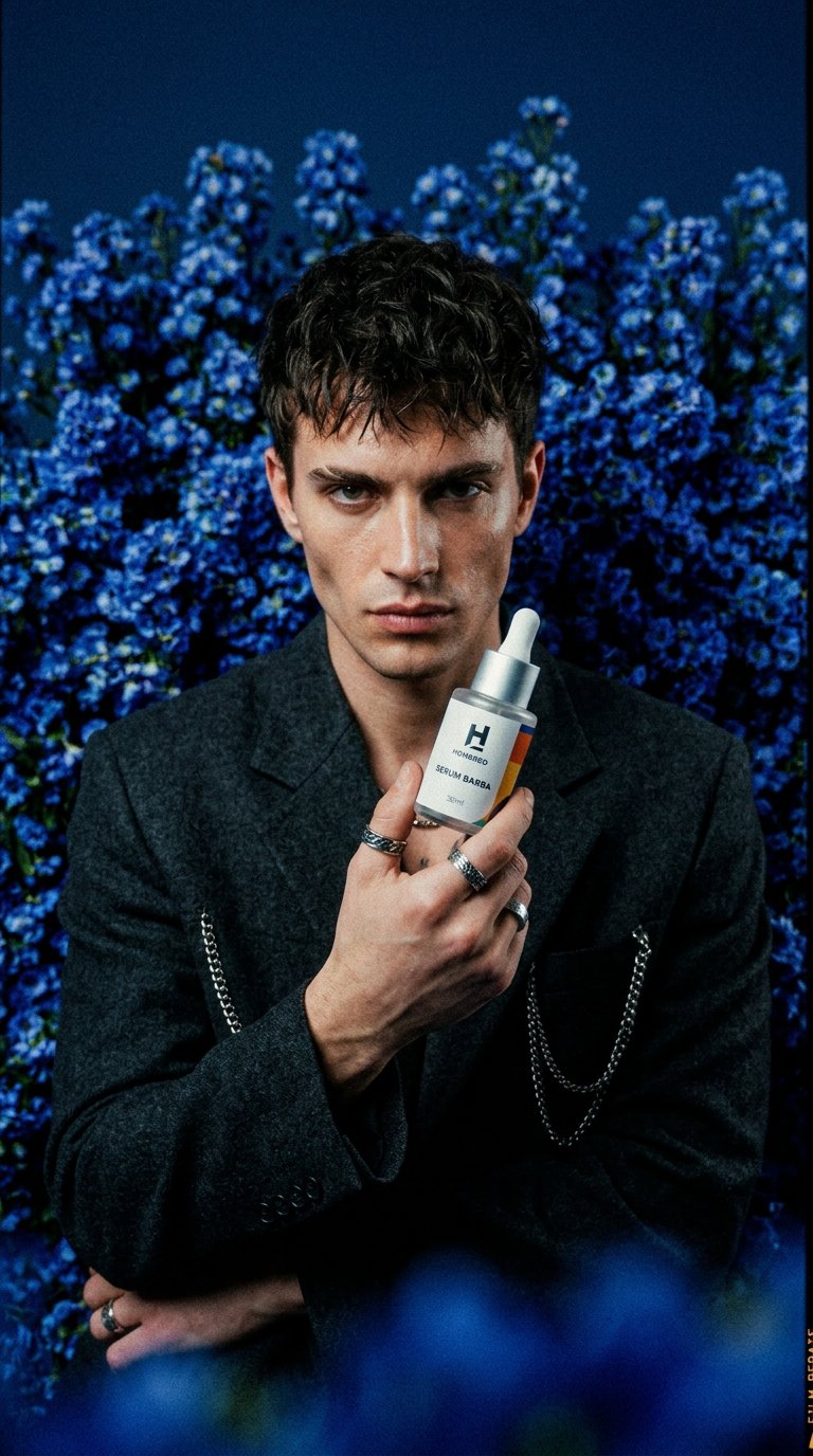 AI product shot of Beard Serum