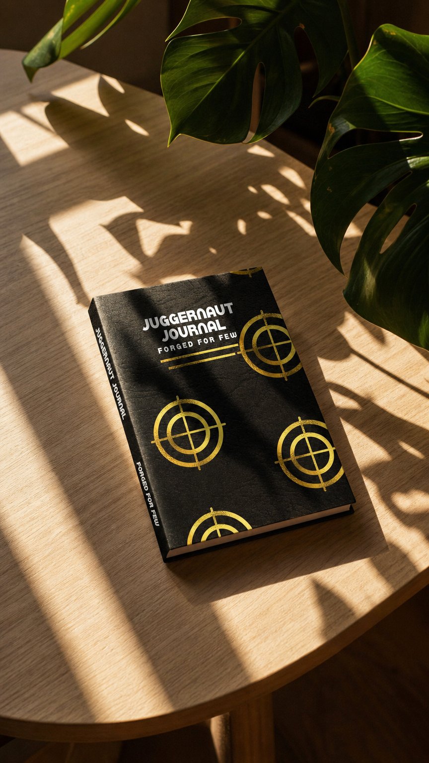 AI product shot of Juggernaut Journal
