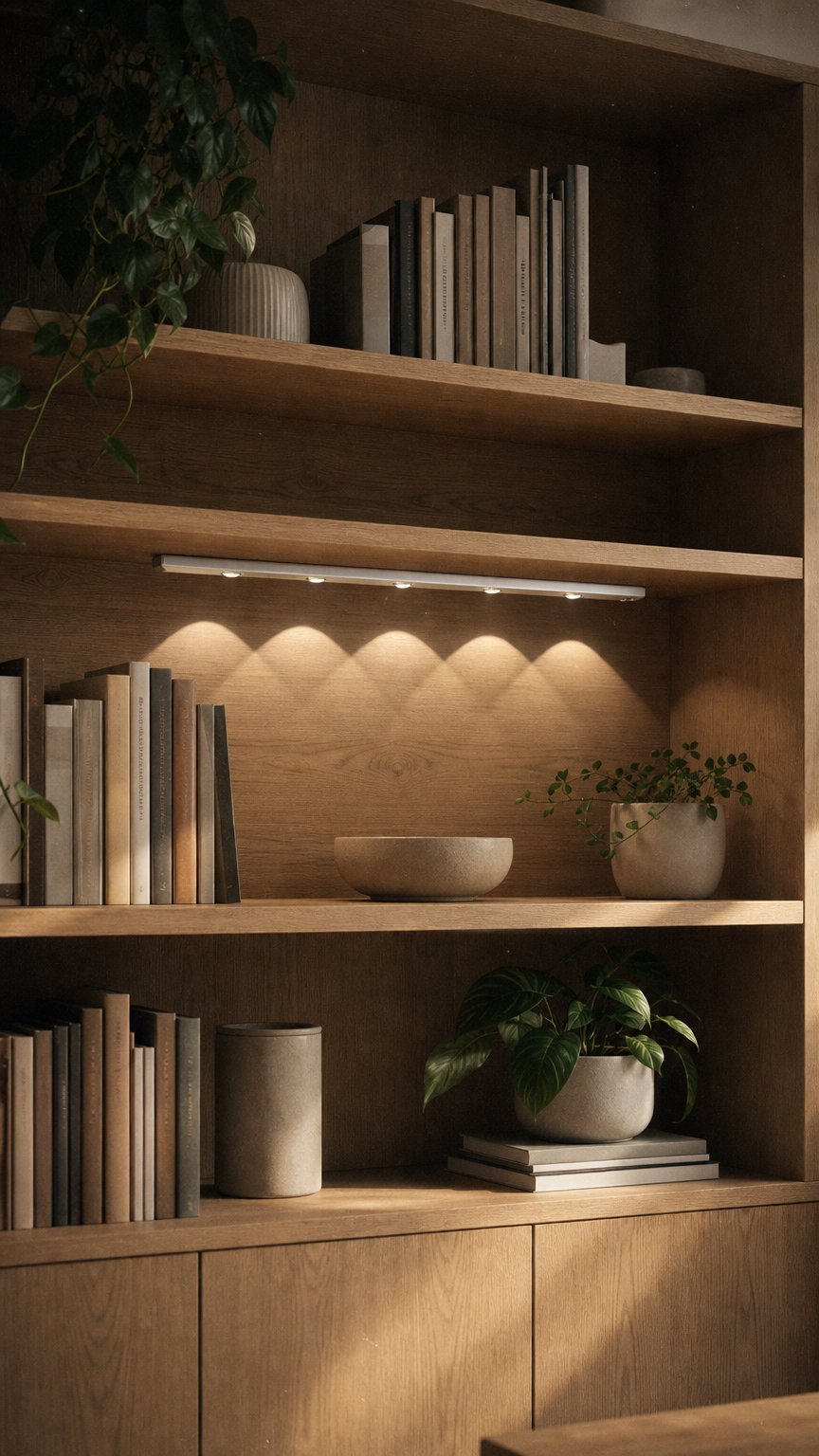 AI product shot of motion sensor led light