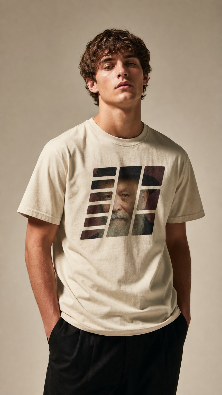 AI product shot of 613 - The Rebbe Tee