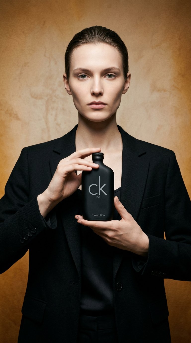 AI product shot of Calvin Klein CK Be Perfume for Unisex Eau De Toilette 100ML