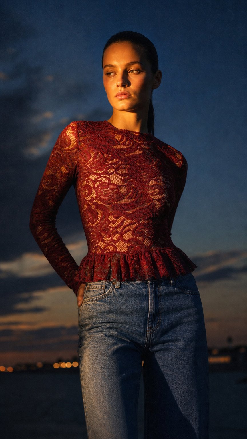 AI product shot of Noa Blouse — Pre-Order