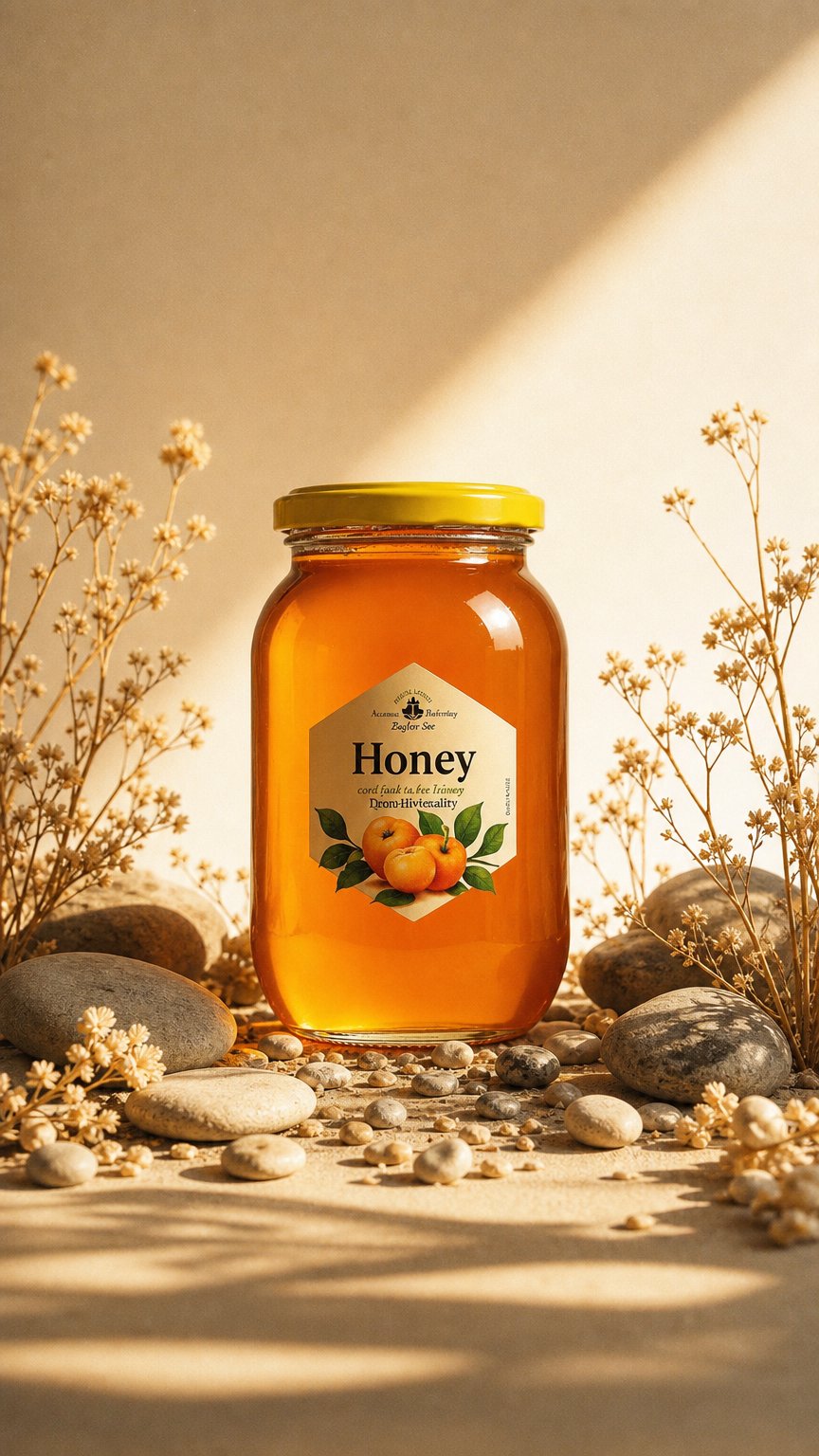 AI product shot of Pure Local Honey
