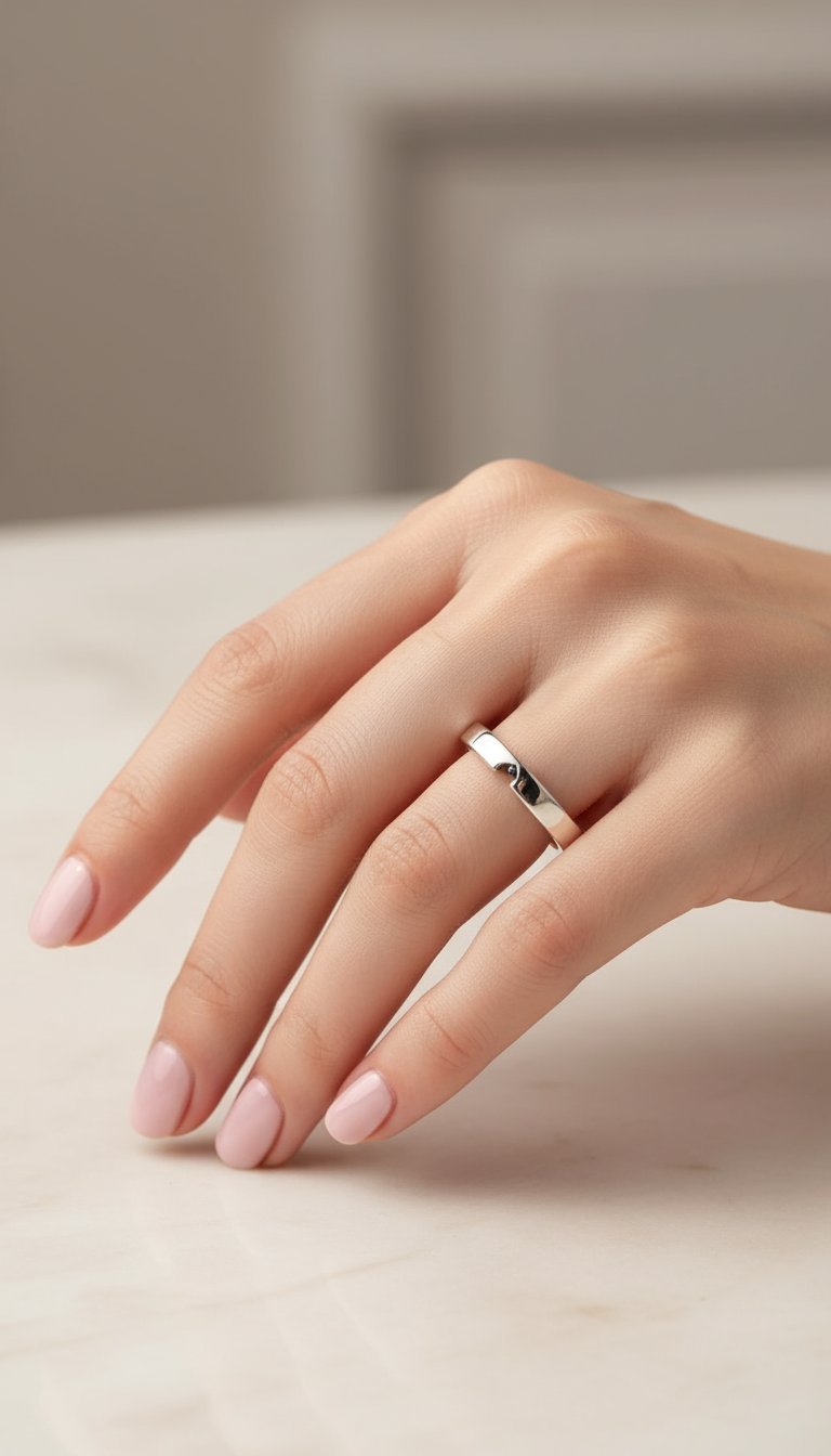 AI product shot of ring "Heart Corner"