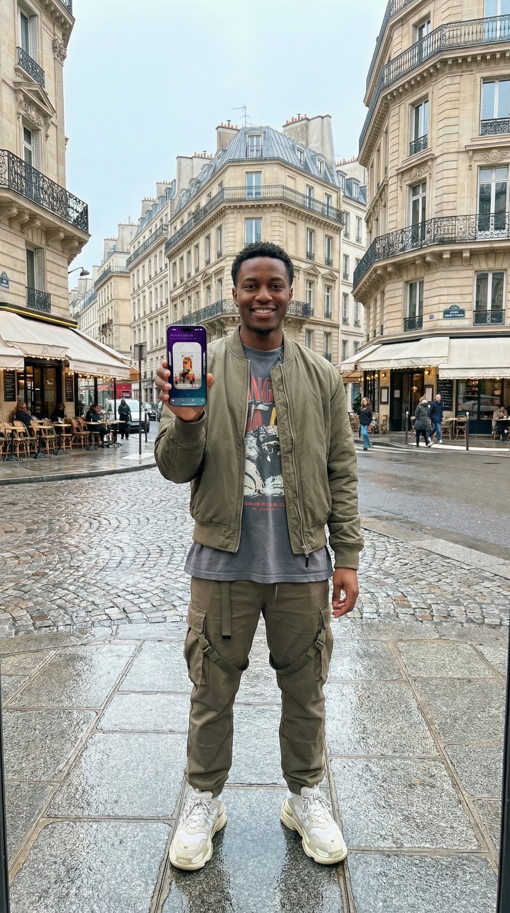 AI product shot of AR-CITYMAG App