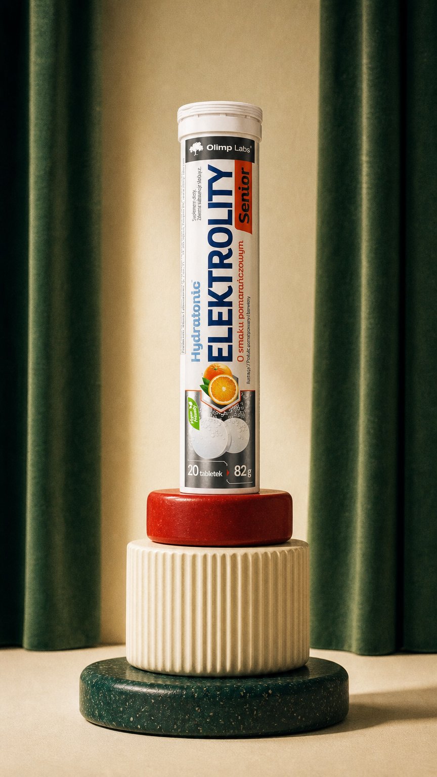 AI product shot of Olimp Hydratonic Elektrolity Senior - 20 tabletek