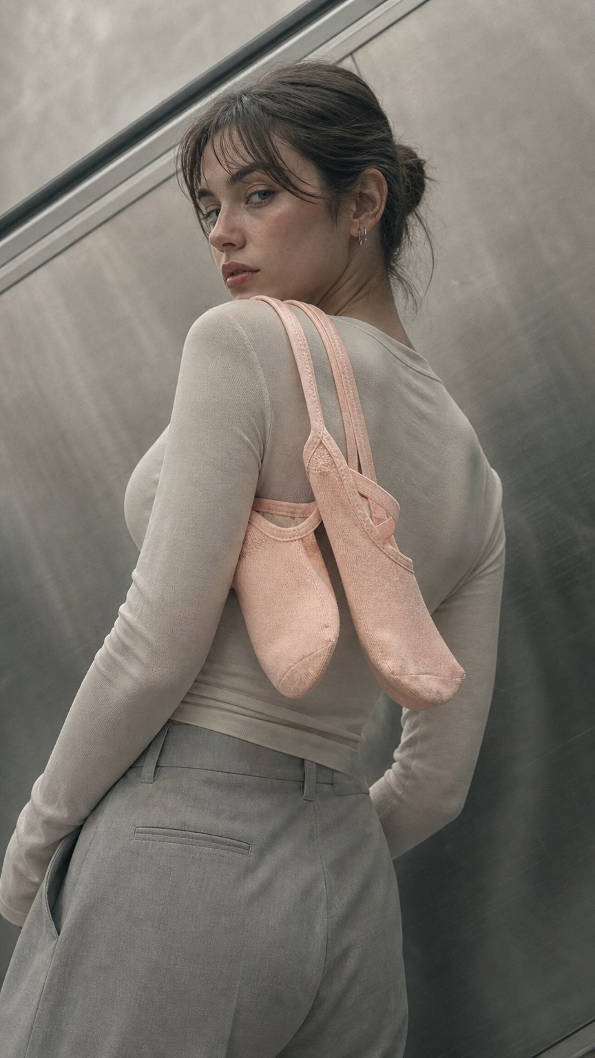 AI product shot of Ballerina Pilates Socks