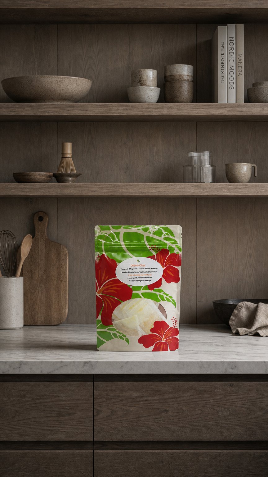 AI product shot of 'Olena-Chai