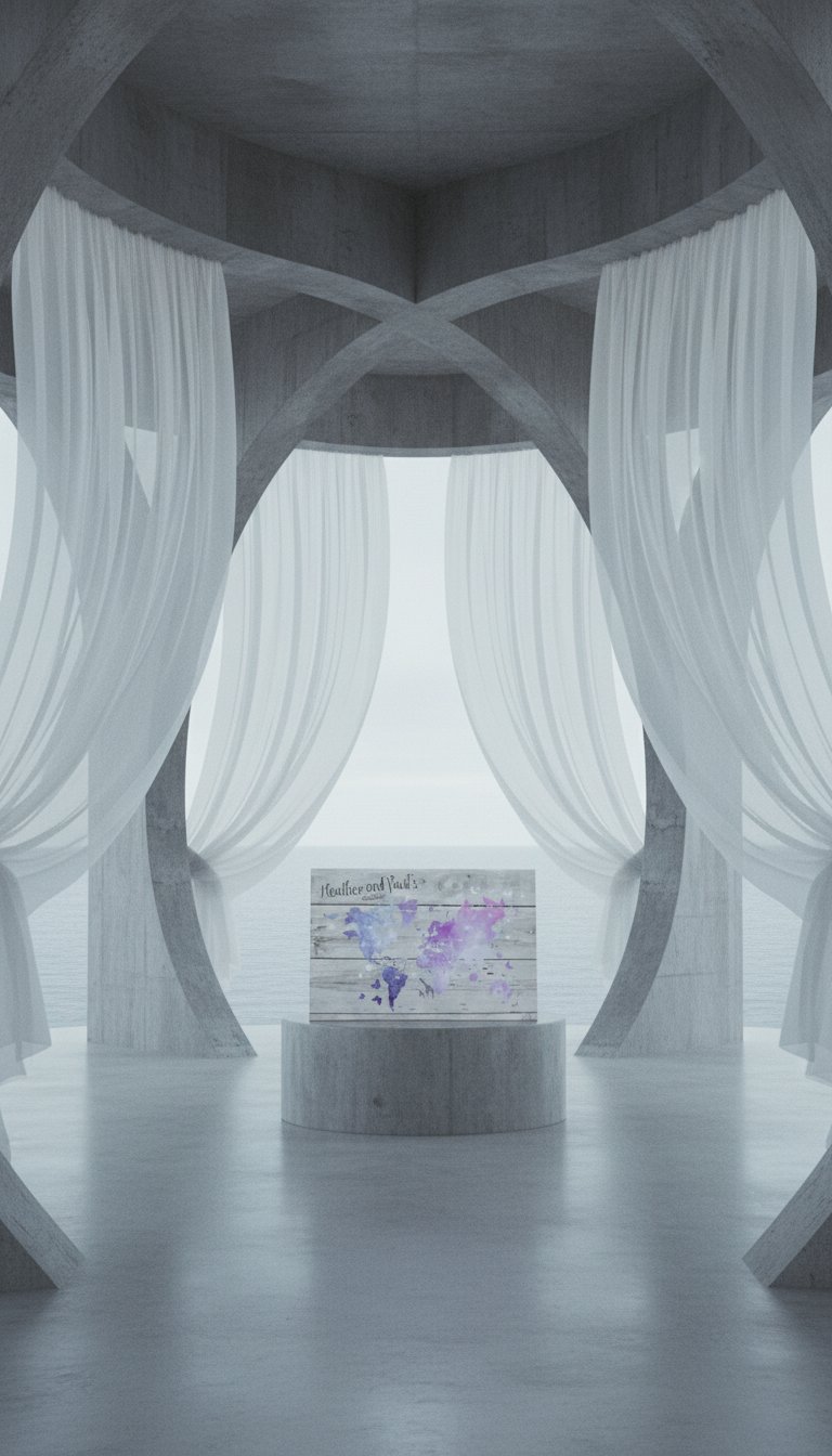 AI product shot of Personalised WATERCOLOUR WORLD Travel Map Pin Board