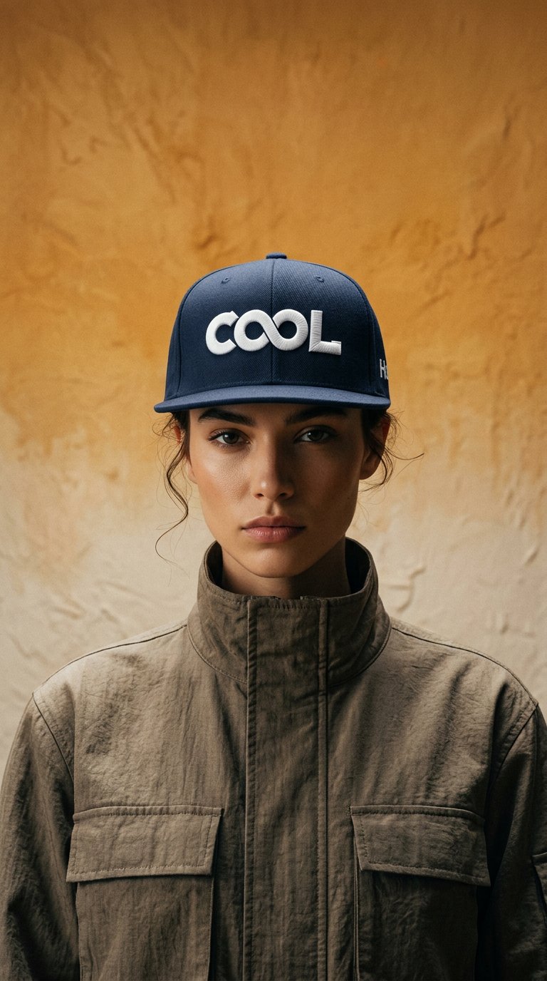 AI product shot of Infinitely Cool Wool Snapback