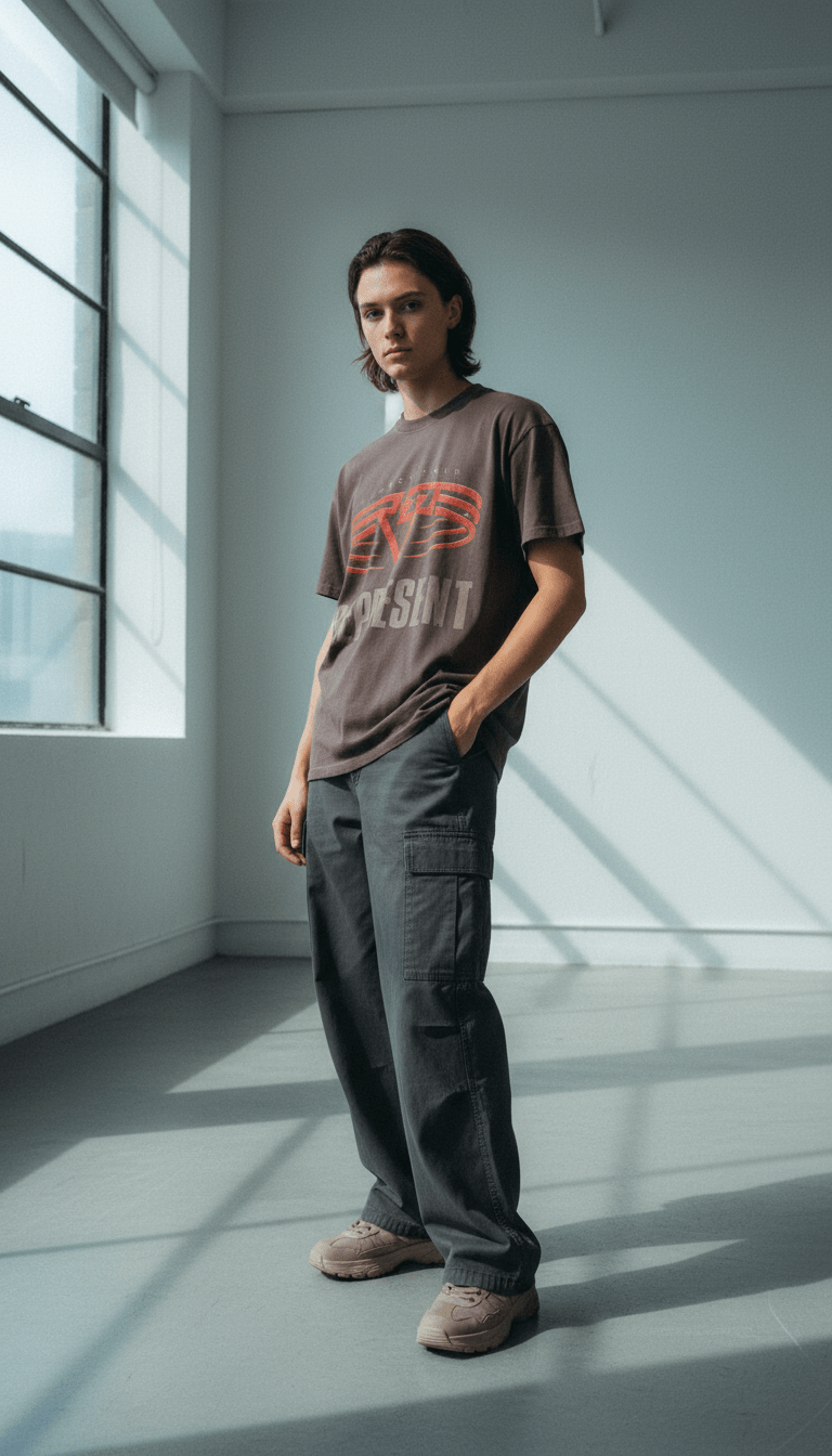 AI product shot of Reversible Living Legacy Tour T-Shirt
