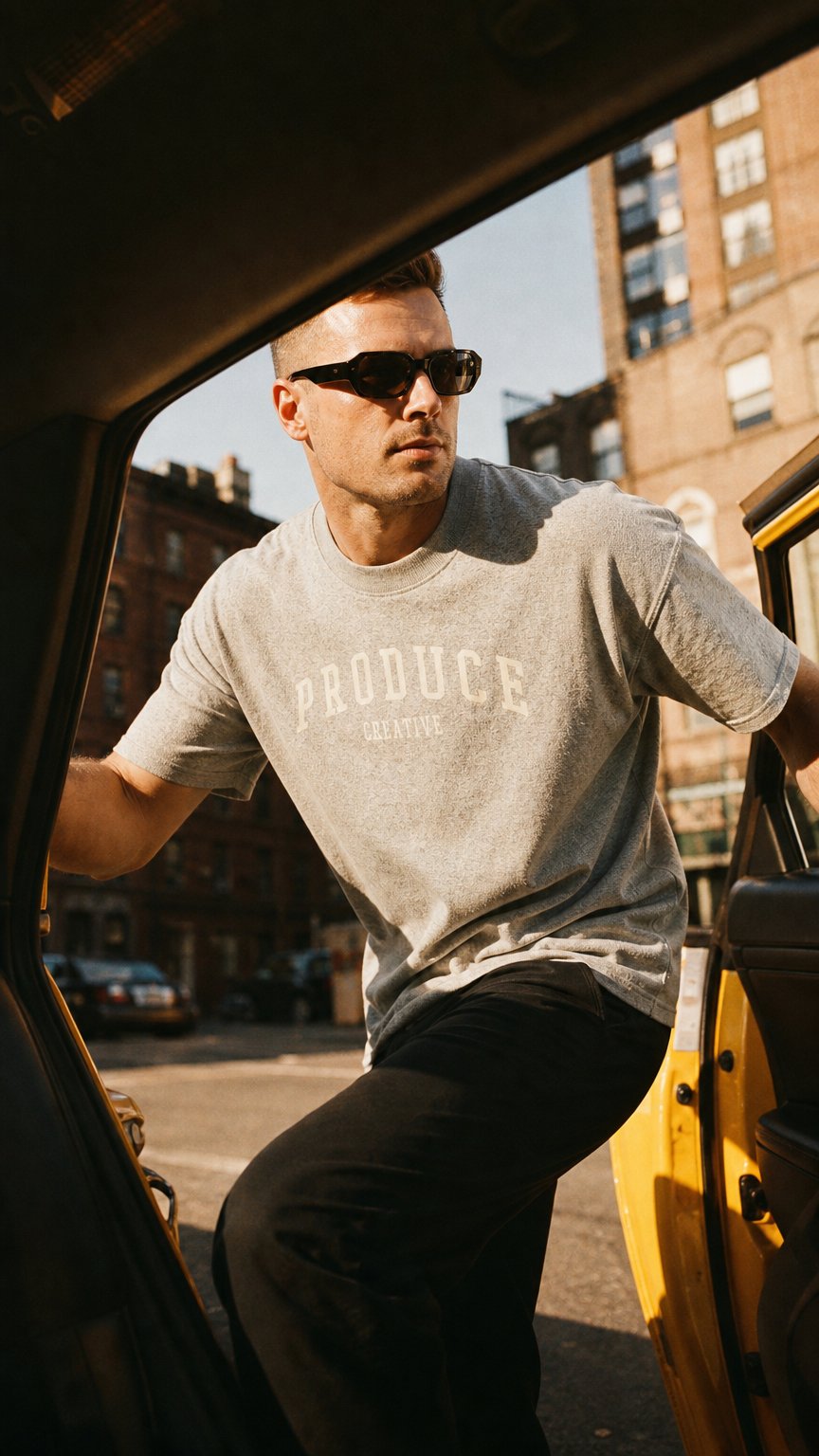 AI product shot of PRODUCE™ COLLEGIATE T-SHIRT