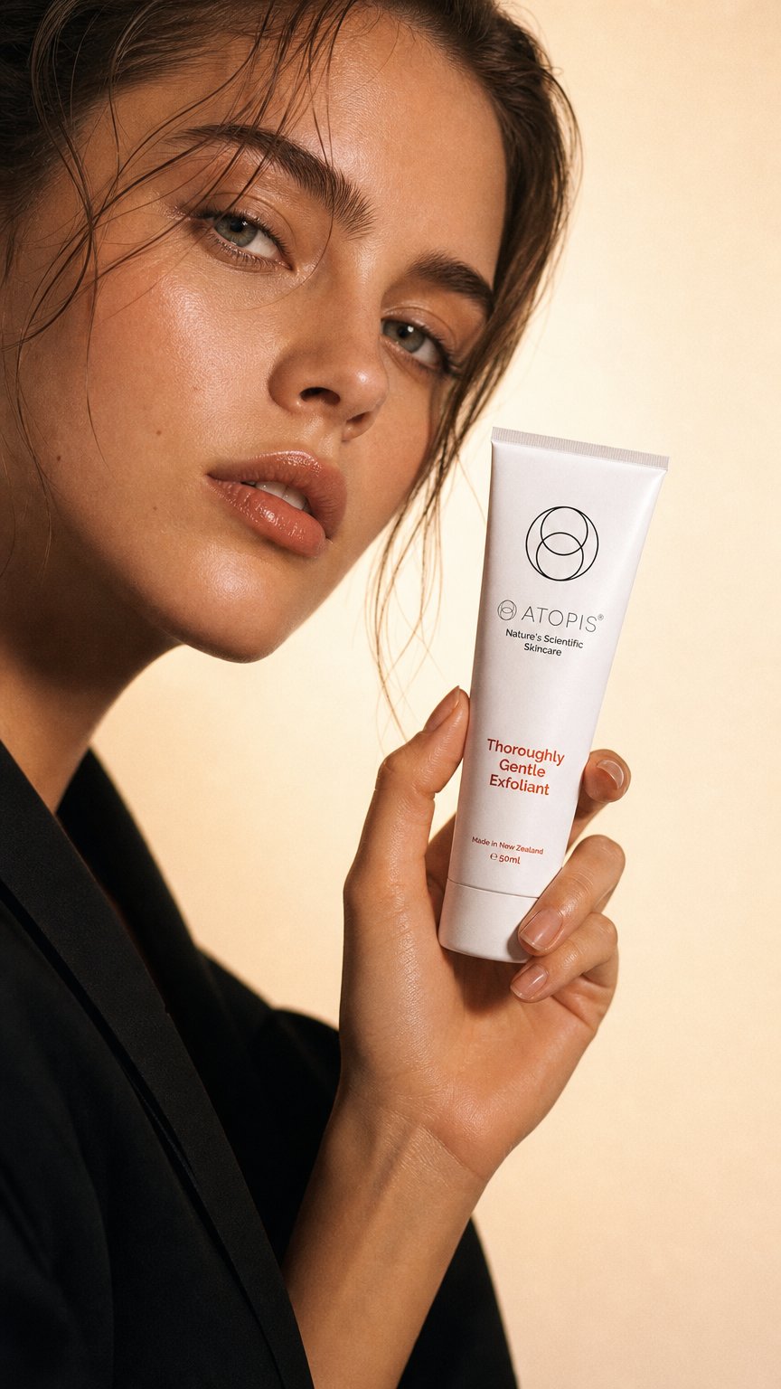 AI product shot of Exfoliant & Mask System