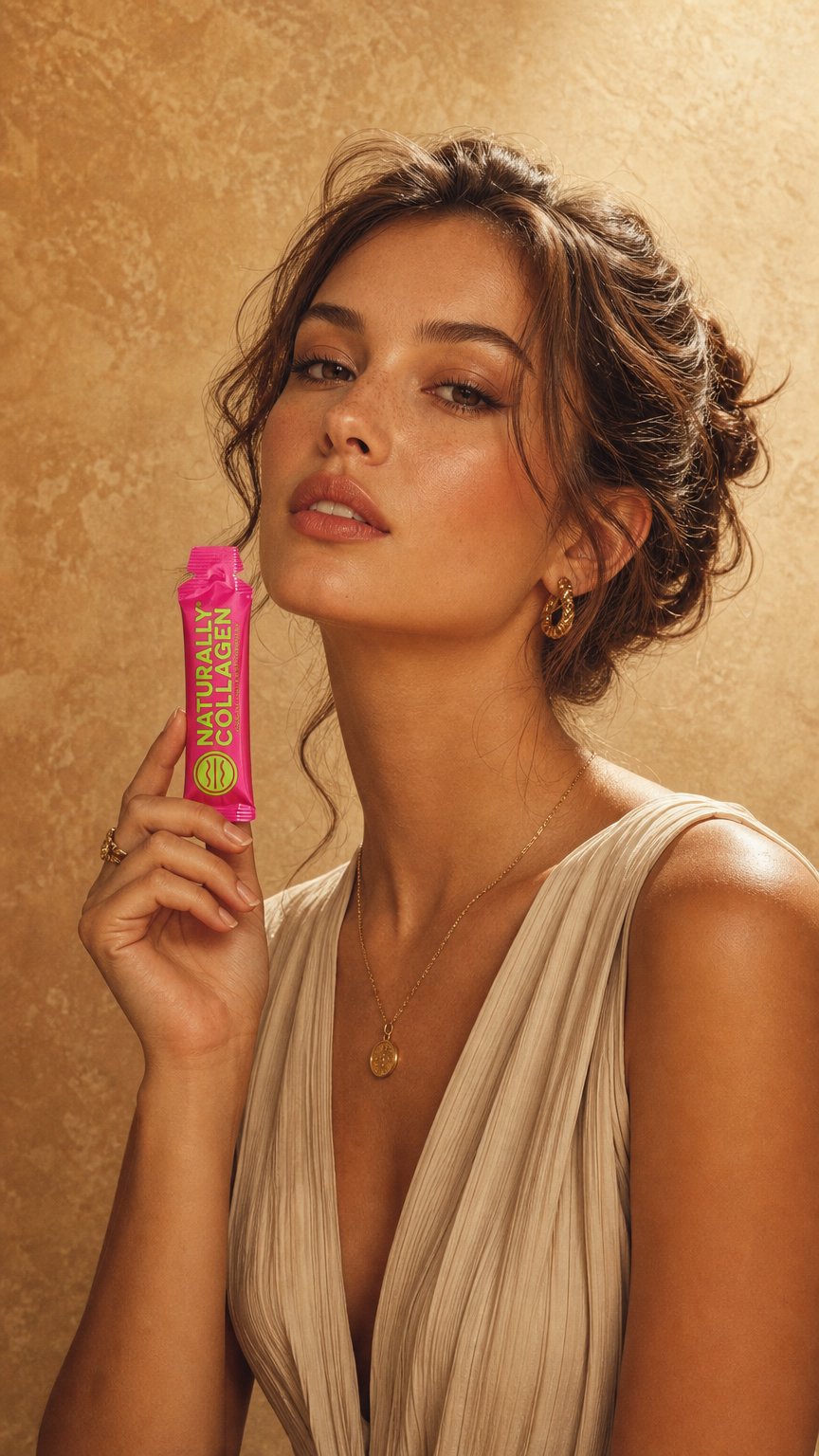 AI product shot of Naturally Collagen®  Best In Class Liquid Marine Collagen