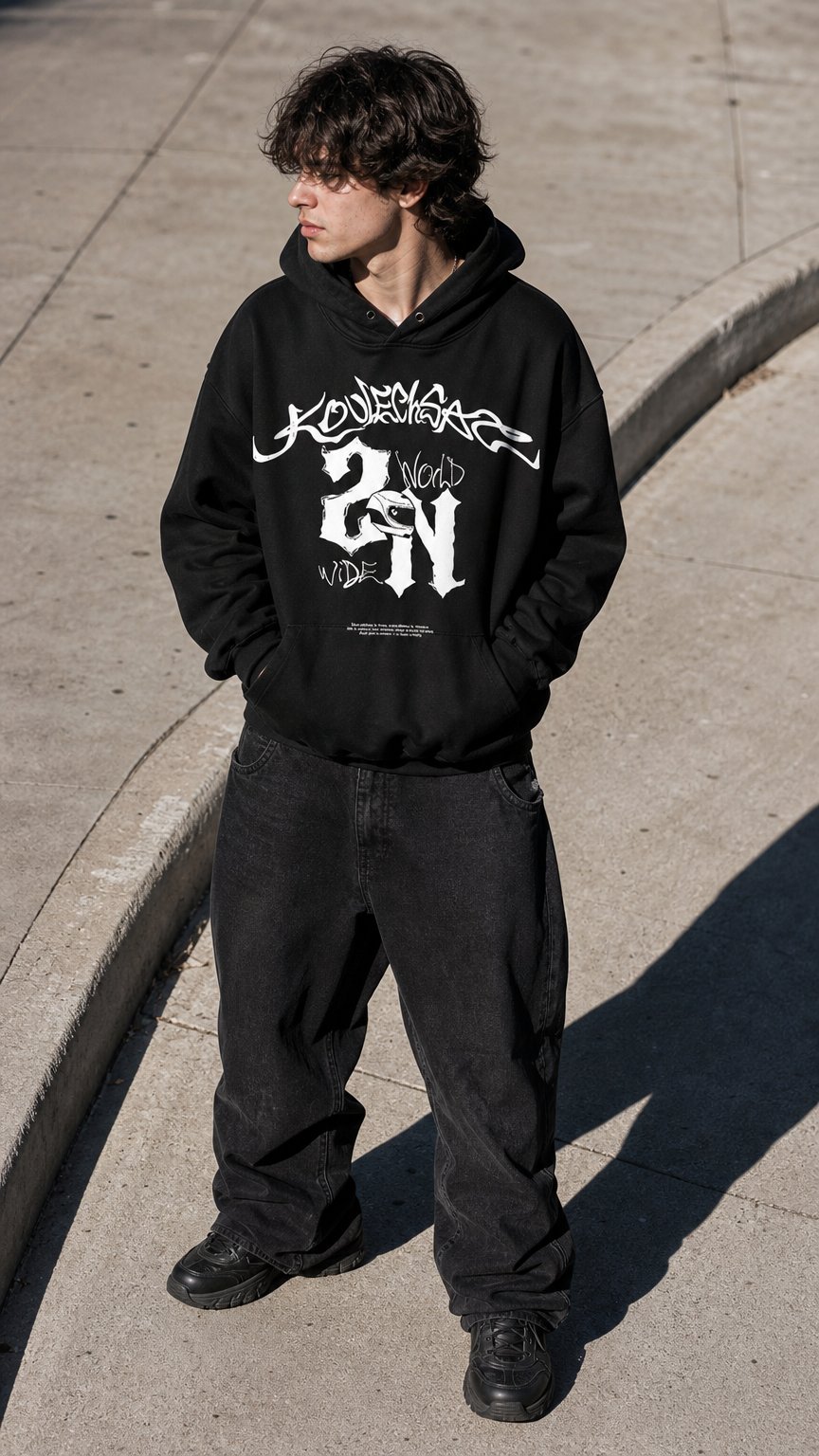 AI product shot of 2N HOODIE