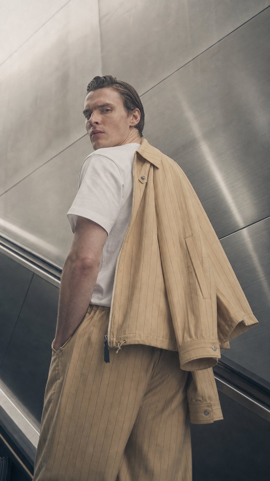 AI product shot of Ancrum Superfine Wool Jacket