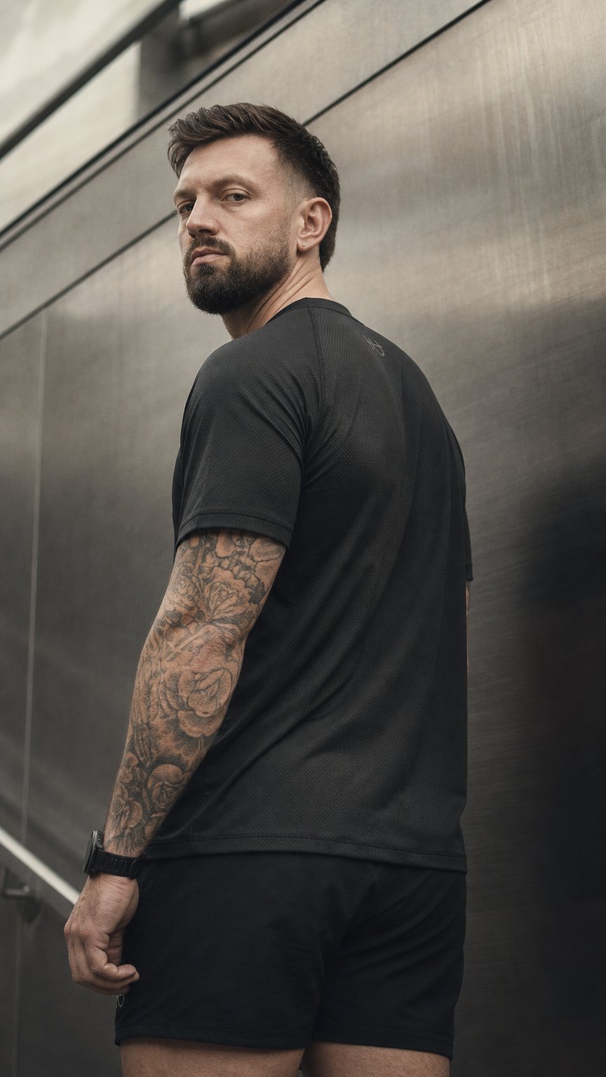 AI product shot of The Assault Tee