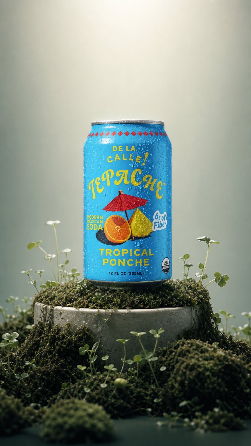 AI product shot of TROPICAL PONCHE