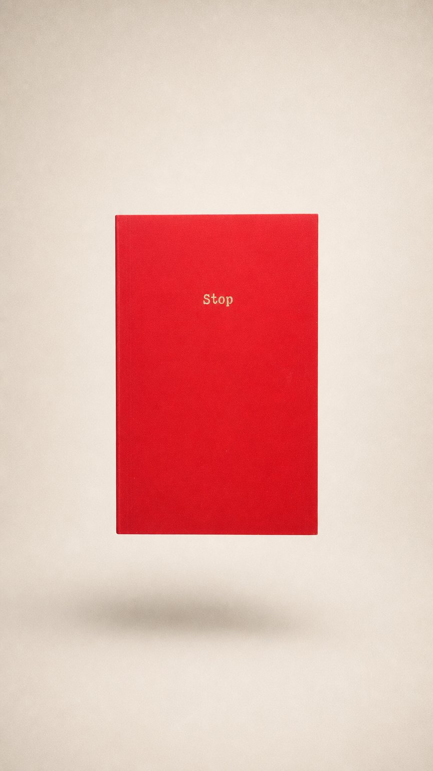 AI product shot of Stop