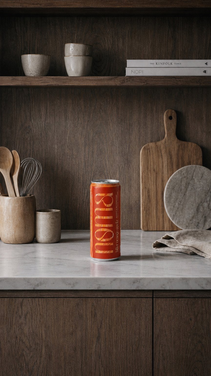 AI product shot of Bitter Orange Spritz – zestaw