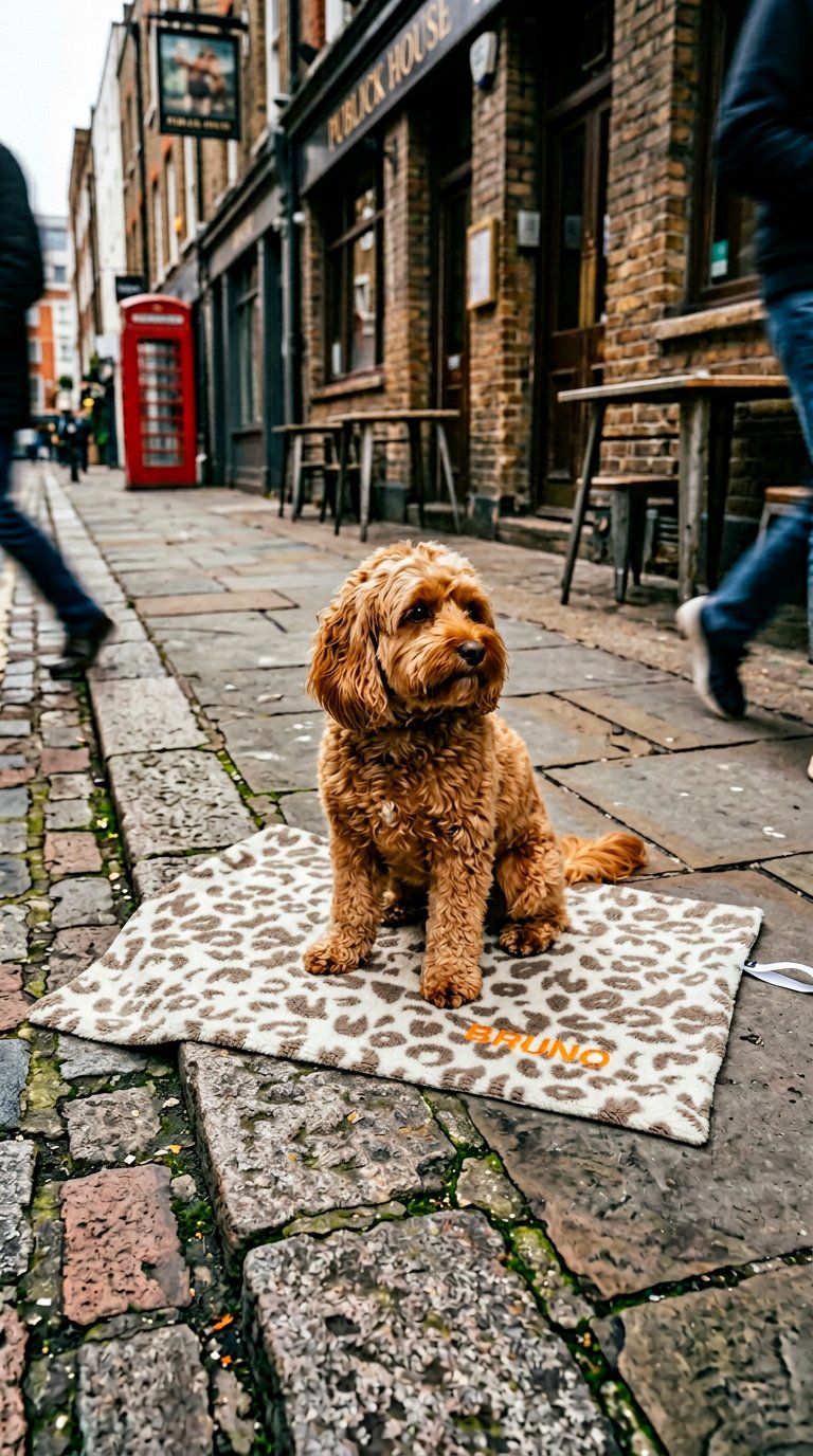 AI product shot of OUTDOOR HUNDEDECKE LEO TAUPE